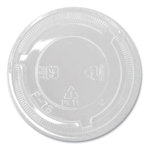 PET Lids, Fits 8 oz to 10 oz Cold Cups, No Hole Flat Lid, Clear, 1000PK